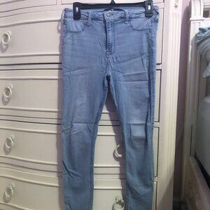 Hollister 9S Light Blue High-Rise Jean Leggings